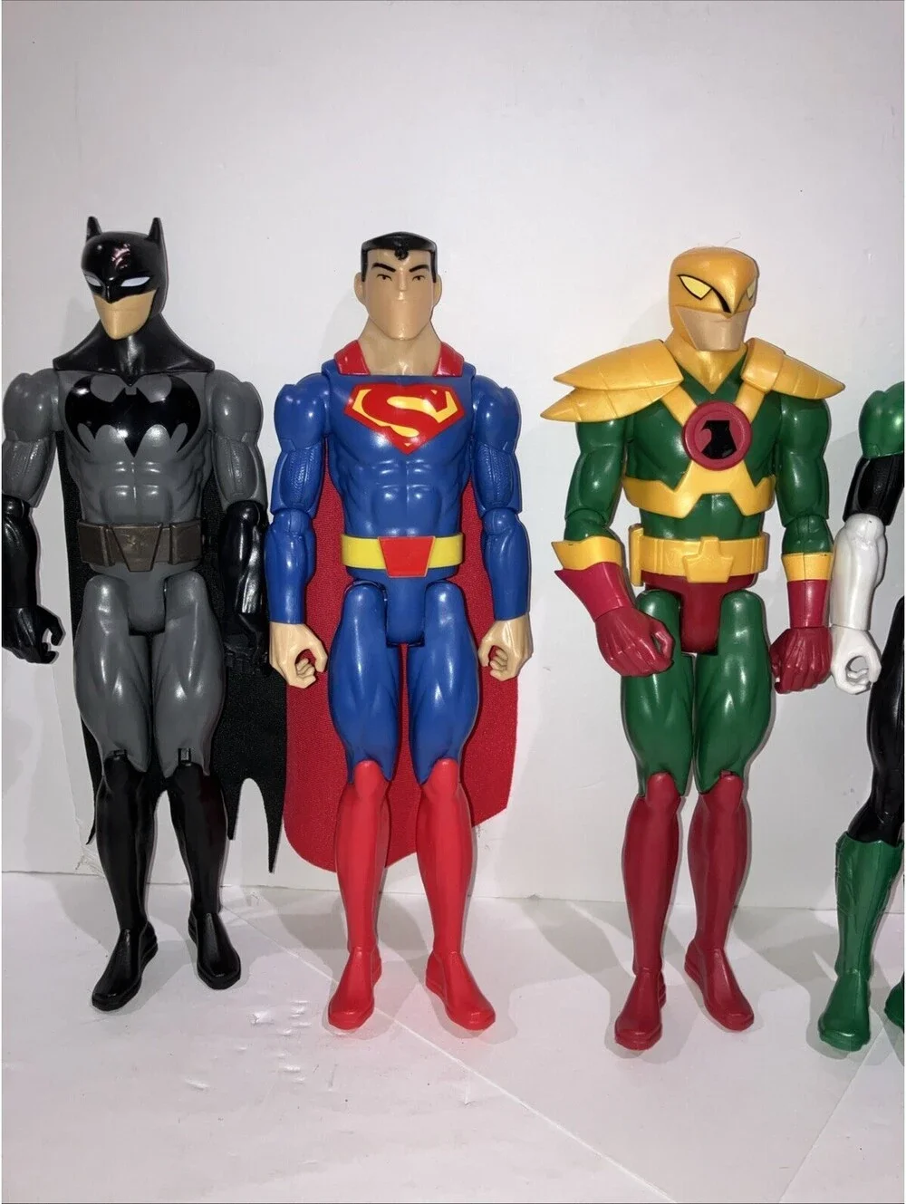 Lot (6) Action Figures DC Justice League Animated 2016 Flash, Lantern, Hawk LOOK